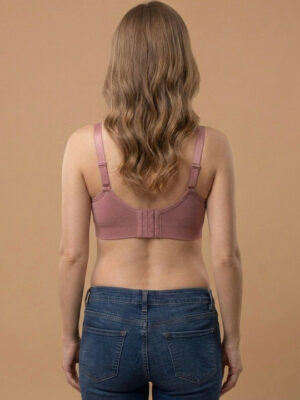 Full Coverage Heavily Padded Maternity Bra - Pink