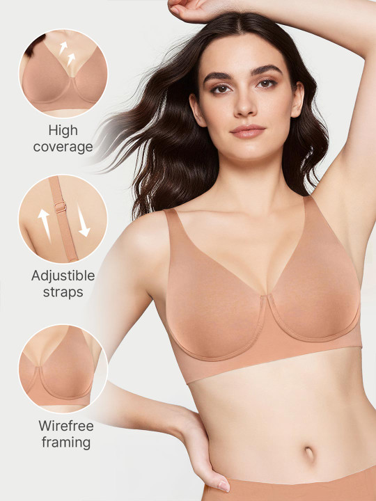 Full Coverage Lightly Padded Fancy Bra