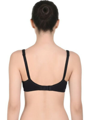 Full Coverage Non Wired Maternity Bra - Black