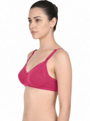 Full Coverage Non Wired Maternity Bra - Pink