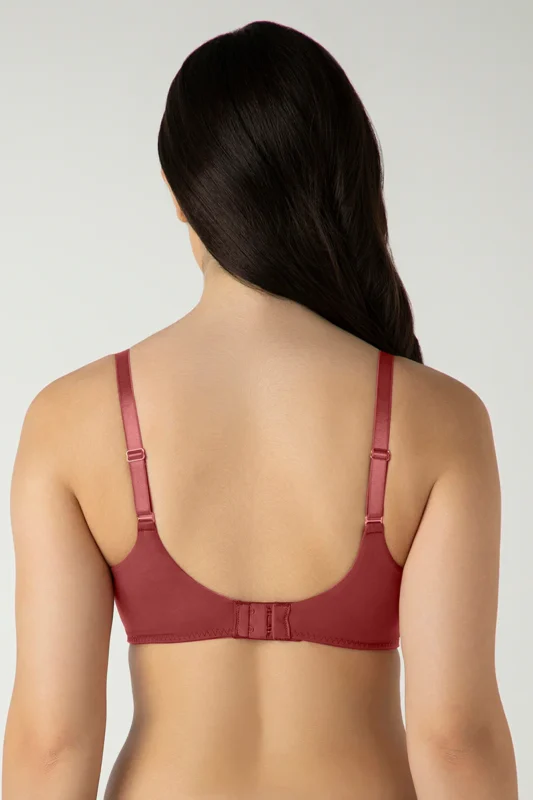 Glam Floral Non-Padded Wired Minimizer Bra