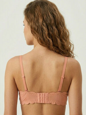 Medium Coverage Heavily Padded Imported Bra - Pink