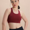 Medium Impact Full Coverage Cotton Active Training Sports Bra