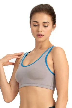 Medium Impact Non-Padded Non-Wired Racerback Sports Bra