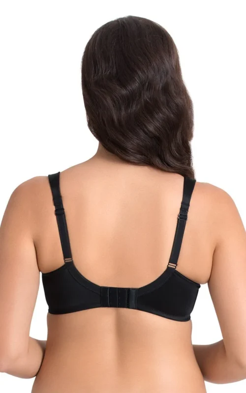 Non-Padded Wired Minimizer Bra - Lace Black