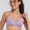 Smooth Comfort Padded Bra - Purple