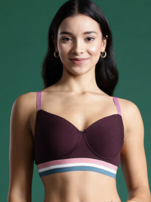 Solid Non-Wired Full Coverage Heavily Padded Bra