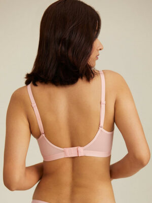 Women Breatheable Cotton Lightly Padded Wireless T-shirt Bra