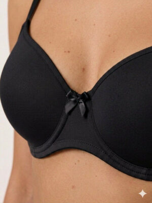 Women Imported Black Bra