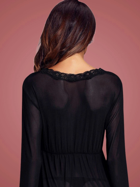 Black Net Sexy Babydoll Nighty