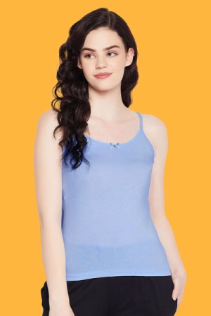 Chic Basic Camisole in Baby Blue - Cotton