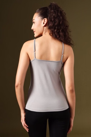 Chic Basic Camisole in Cobblestone Colour - Cotton
