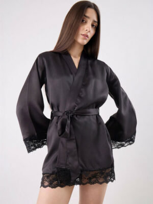 Dropped Shoulder Sleeves Mini Lingerie Nighty