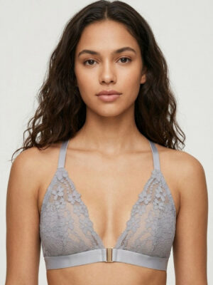 Floral Bralette Medium Coverage Lace Bra