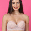 Floral Medium Coverage Underwired Lightly Padded Balconette Lace Bra