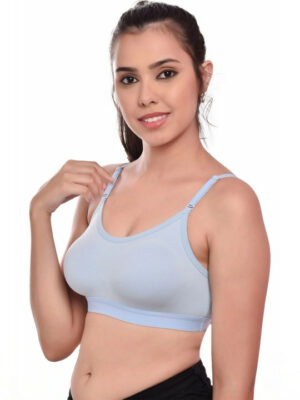 Full Coverage Women Sports Bra - Blue
