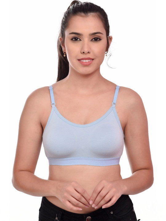 Full Coverage Women Sports Bra - Blue
