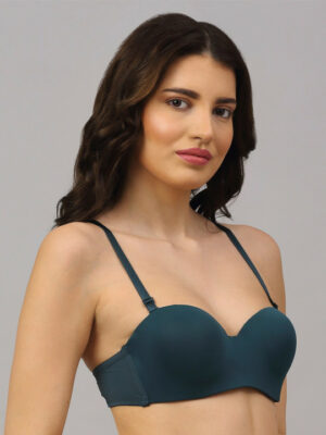 Green Underwired Lightly Padded Foam Bra