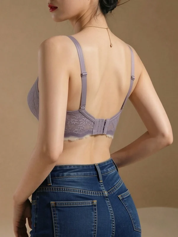 Japanese Style Lace Padded Underwire Bra
