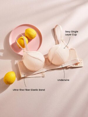 LUVLETTE Plus Unlined Breathable Sheer Mesh Bra