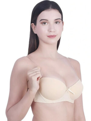 Medium Coverage Underwired Lightly Padded Cotton Bra