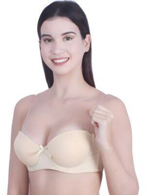 Medium Coverage Underwired Lightly Padded Cotton Bra