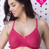 Non-Wired Full Coverage T-shirt Bra in Hot Pink - Cotton