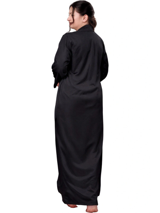 Sexy Black Maxi Nightdress