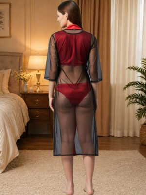 Women 3pcs Sexy Shoulder Straps Nightdress