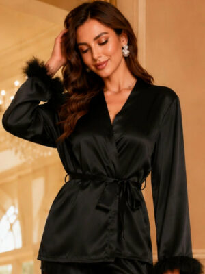 Women Black Baby Doll Nightdress