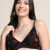Women Graphic Half Coverage Lightly Padded Bra