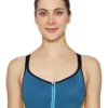 Women Wireless Padded Sports Bra - Blue