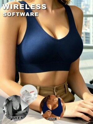 Women's Bralette With Padded Cup Wireless Bra