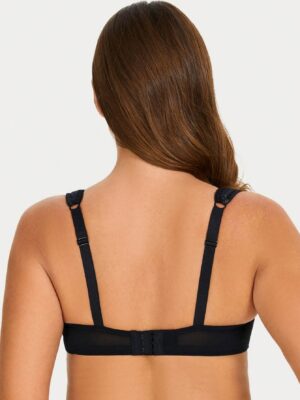 Women's Padded Strap Demi Cup Sexy Lace Bra