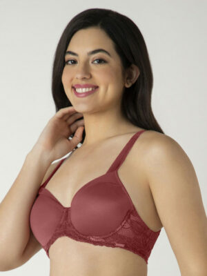 Women Half Coverage Underwired Lightly Padded Push up Bra