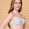 Half Coverage Underwired Lightly Padded Push up Bra
