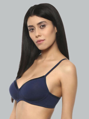 Medium Coverage Non-Wired Lightly Padded Cotton Bra