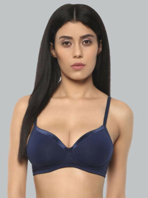 Medium Coverage Non-Wired Lightly Padded Cotton Bra