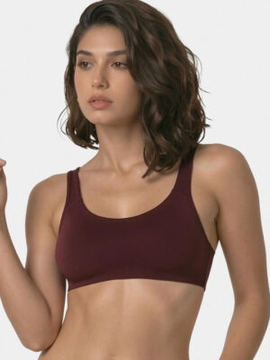 Non-Padded High Coverage Low Impact Sports Bra