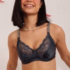 Non-Padded Underwired Demi Cup Bra in Dodger Blue
