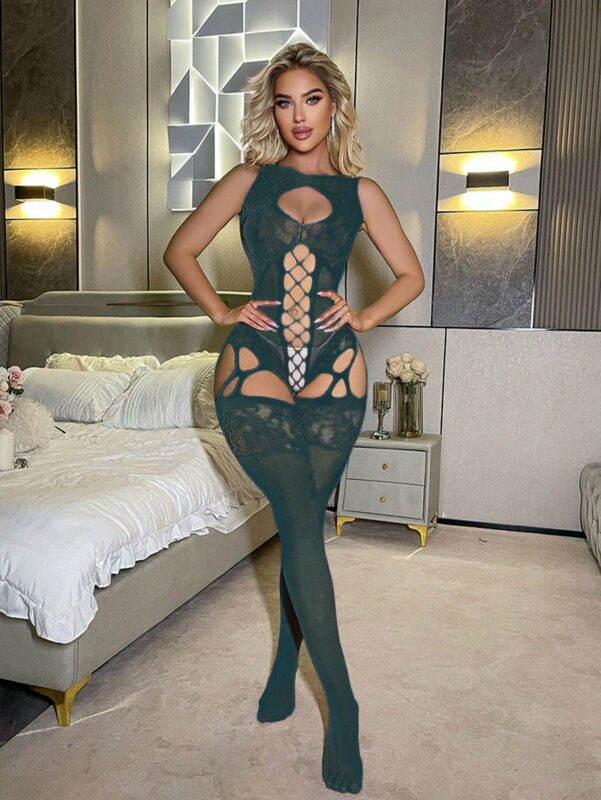 Role Play Camisole Fishnet Stocking