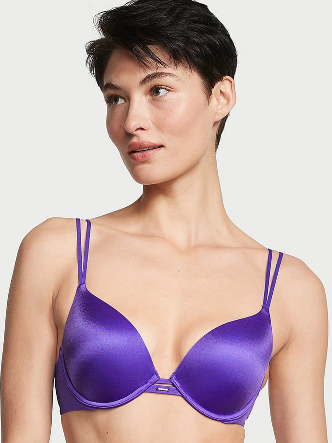 Sexy Lightly Padded Push-Up Embellished Bra