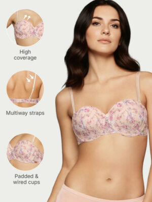 Strapless Multiway Styling Push Up Bra