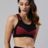 Women Cotton Light Padded Racerback Sports Bra