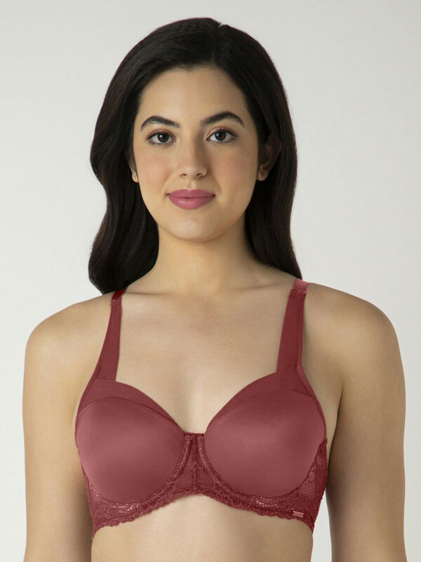 Women Half Coverage Underwired Lightly Padded Push up Bra