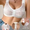 Women's Lace & Non-Wired Front Closure Comfortable Bra