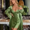 Women's Solid Color Lace Patchwork Camisole NightDress