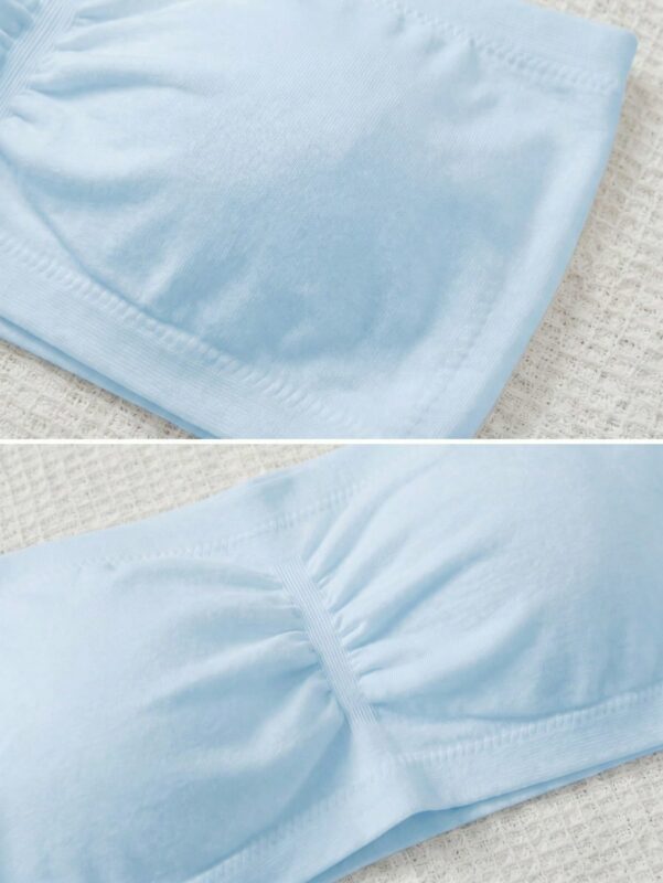 1pc Girls Seamless Bandeau Bra