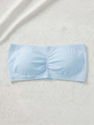 1pc Girls Seamless Bandeau Bra