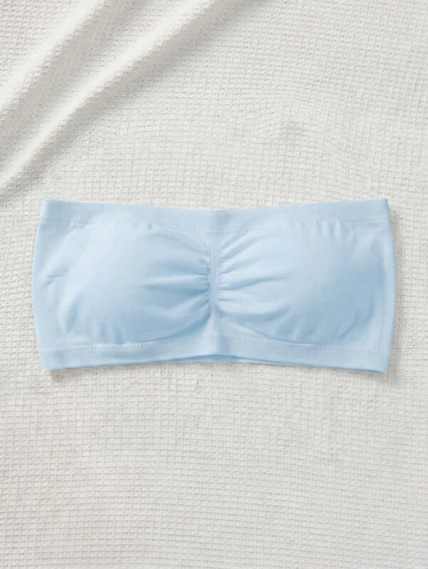 1pc Girls Seamless Bandeau Bra